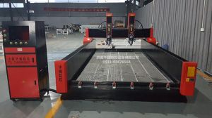 营口鲅鱼圈区HW-1825双头重型浮雕石材雕刻机